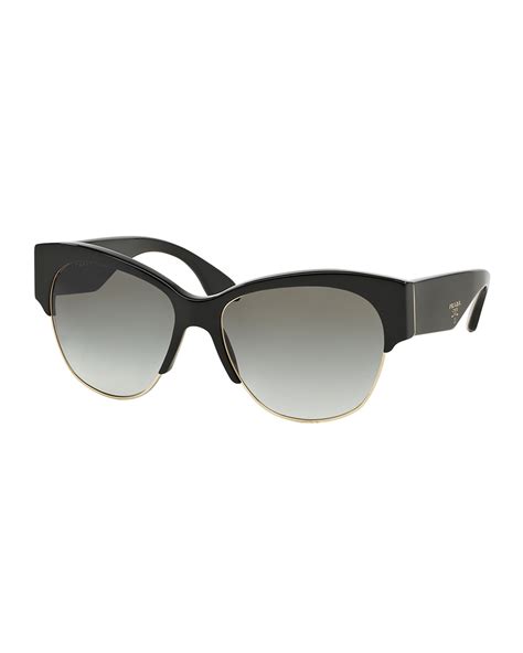 prada semi rimless glasses|Prada eyeglass frames discount.